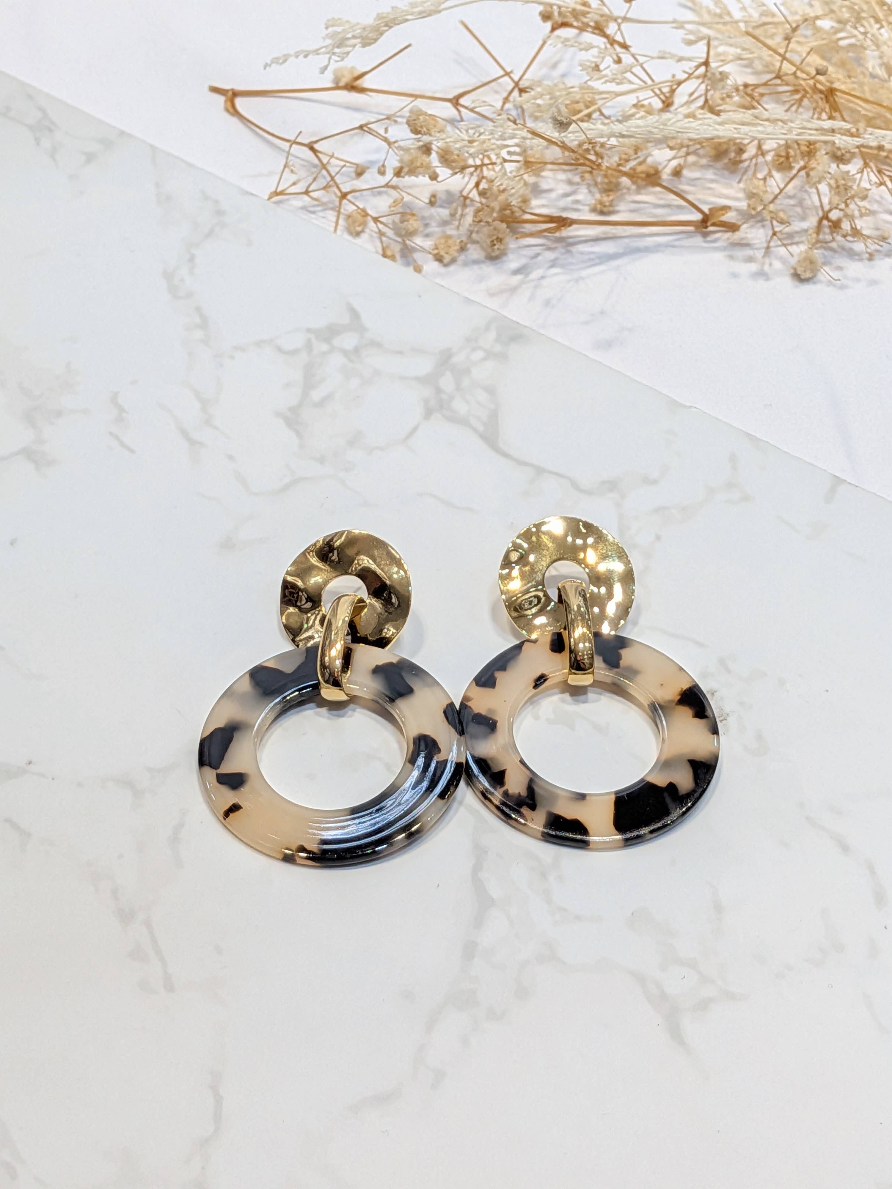 LOLO & YAYA - Wholesale Dangle Earrings - Cesarie leopard earrings0