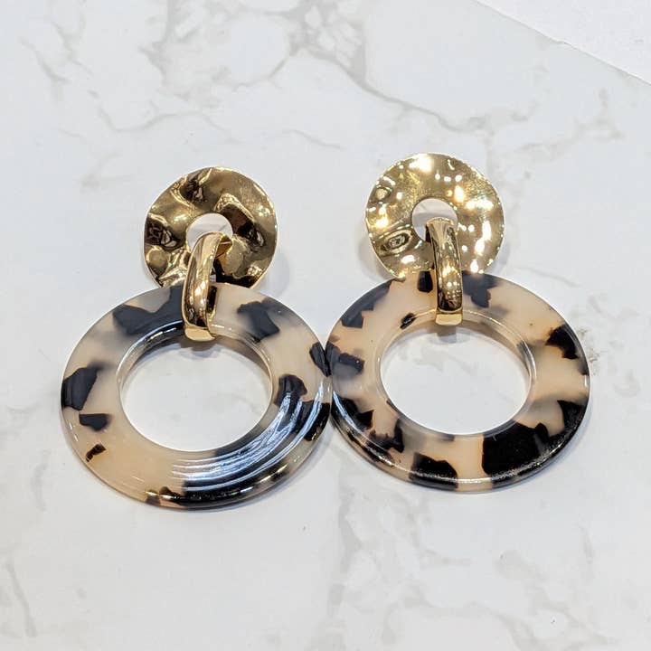 LOLO & YAYA - Wholesale Dangle Earrings - Cesarie leopard earrings0
