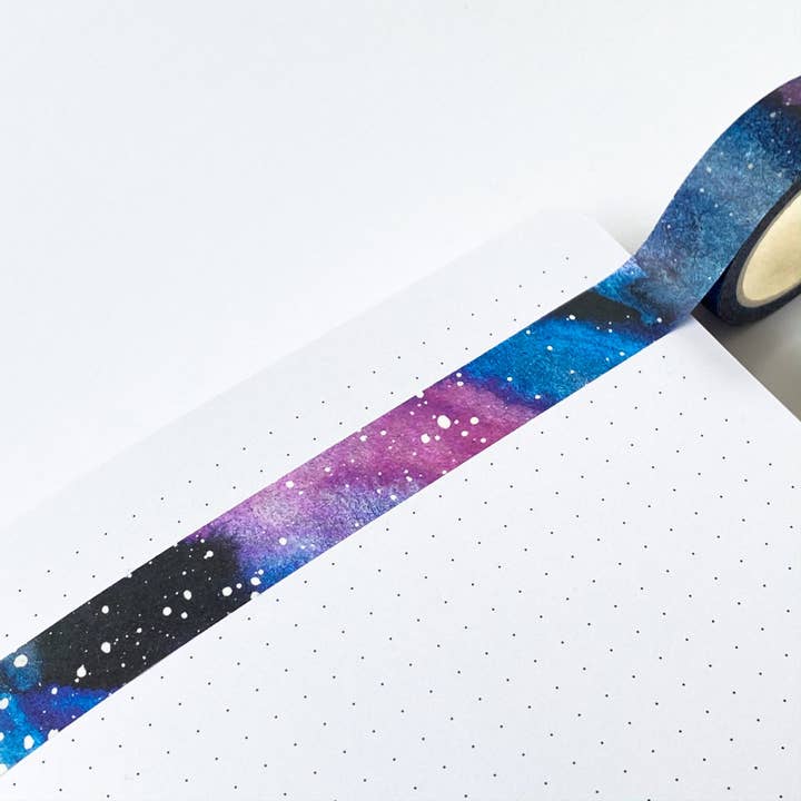 Sarah Frances - Wholesale Washi Tape - Watercolour Galaxy Washi Tape