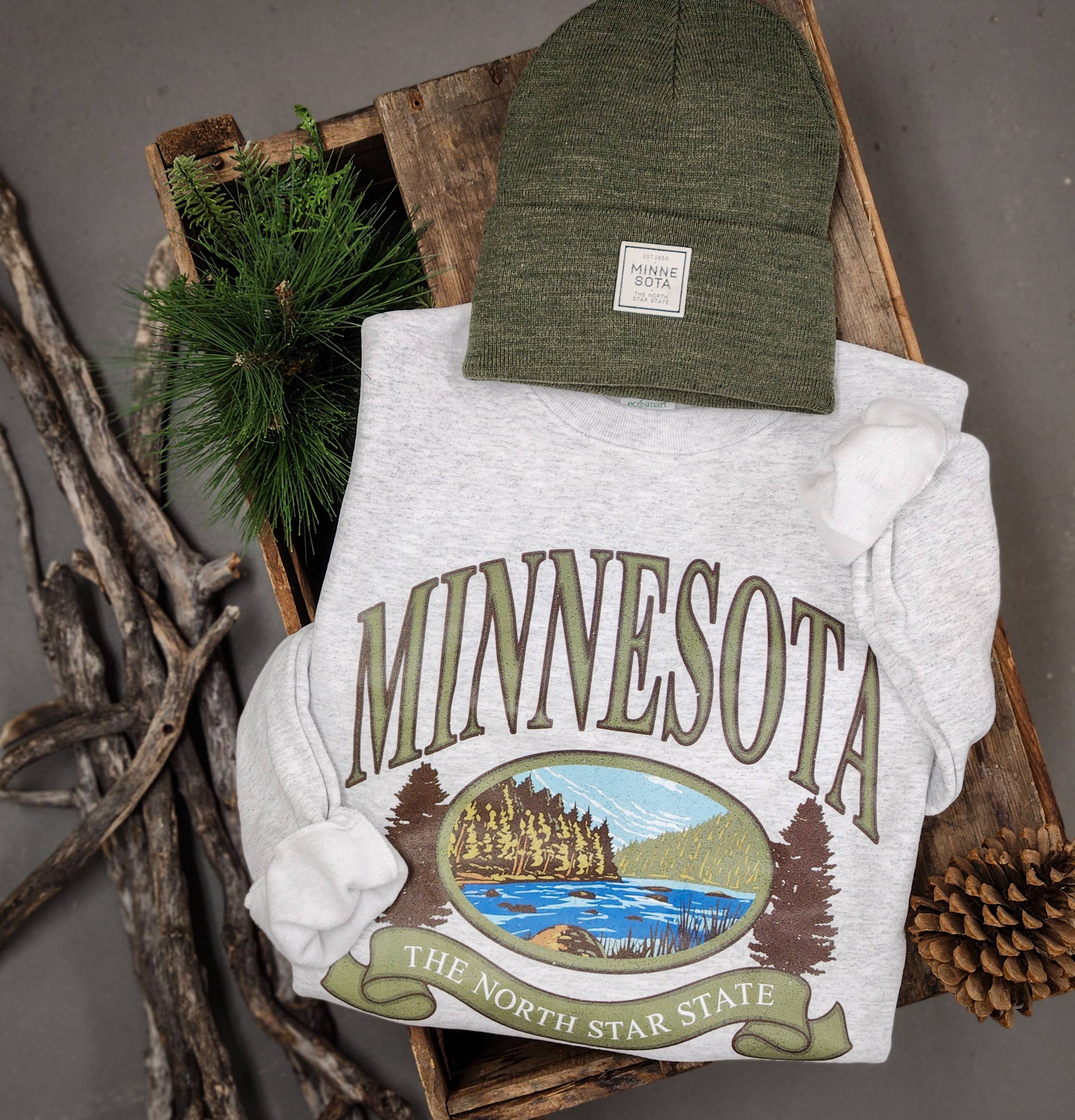 Ash Classic Minnesota Crewneck for wholesale on Faire2