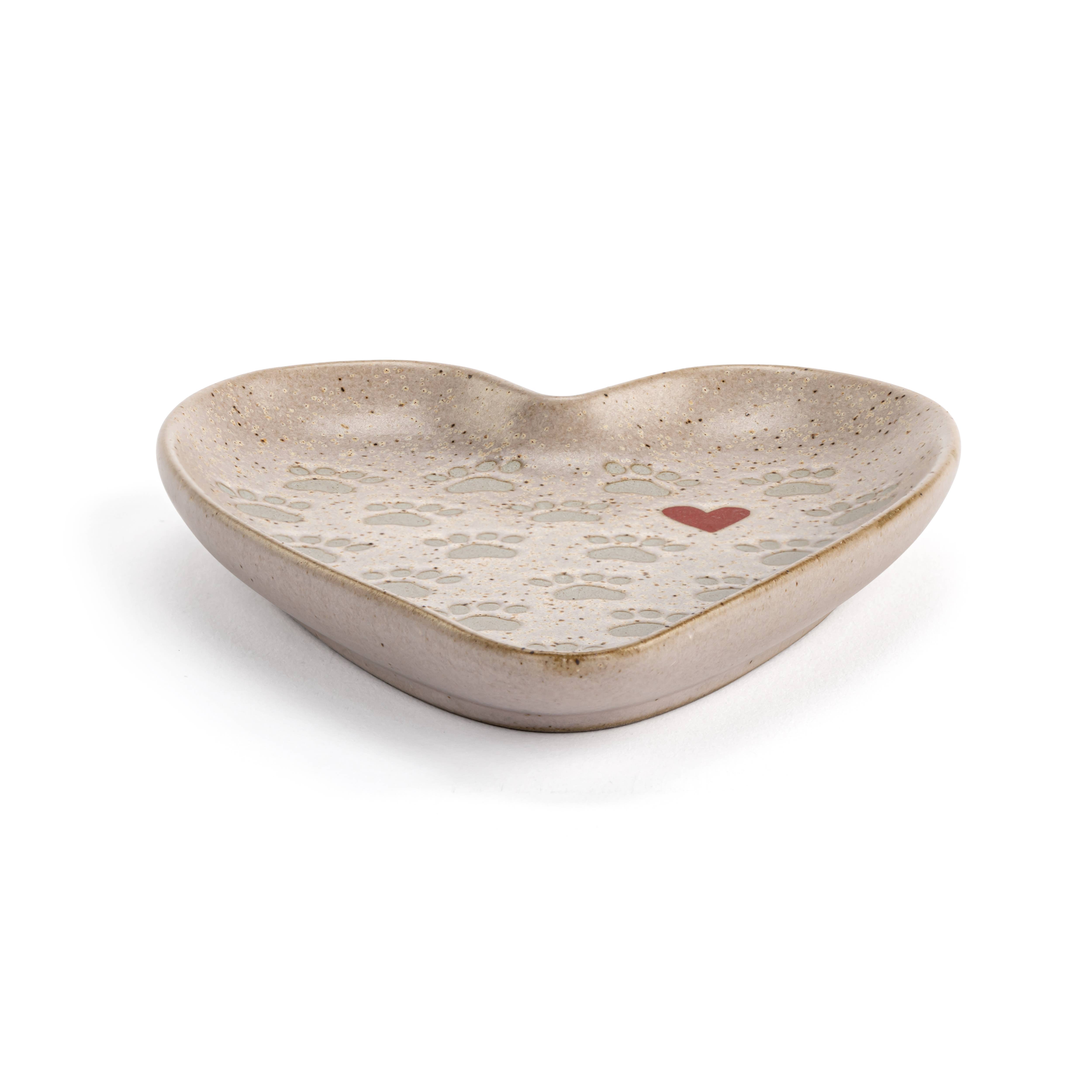 DEMDACO - Wholesale Spoon Rest - Paw Print Heart Shaped Spoon Rest - 4.5x6.5in2