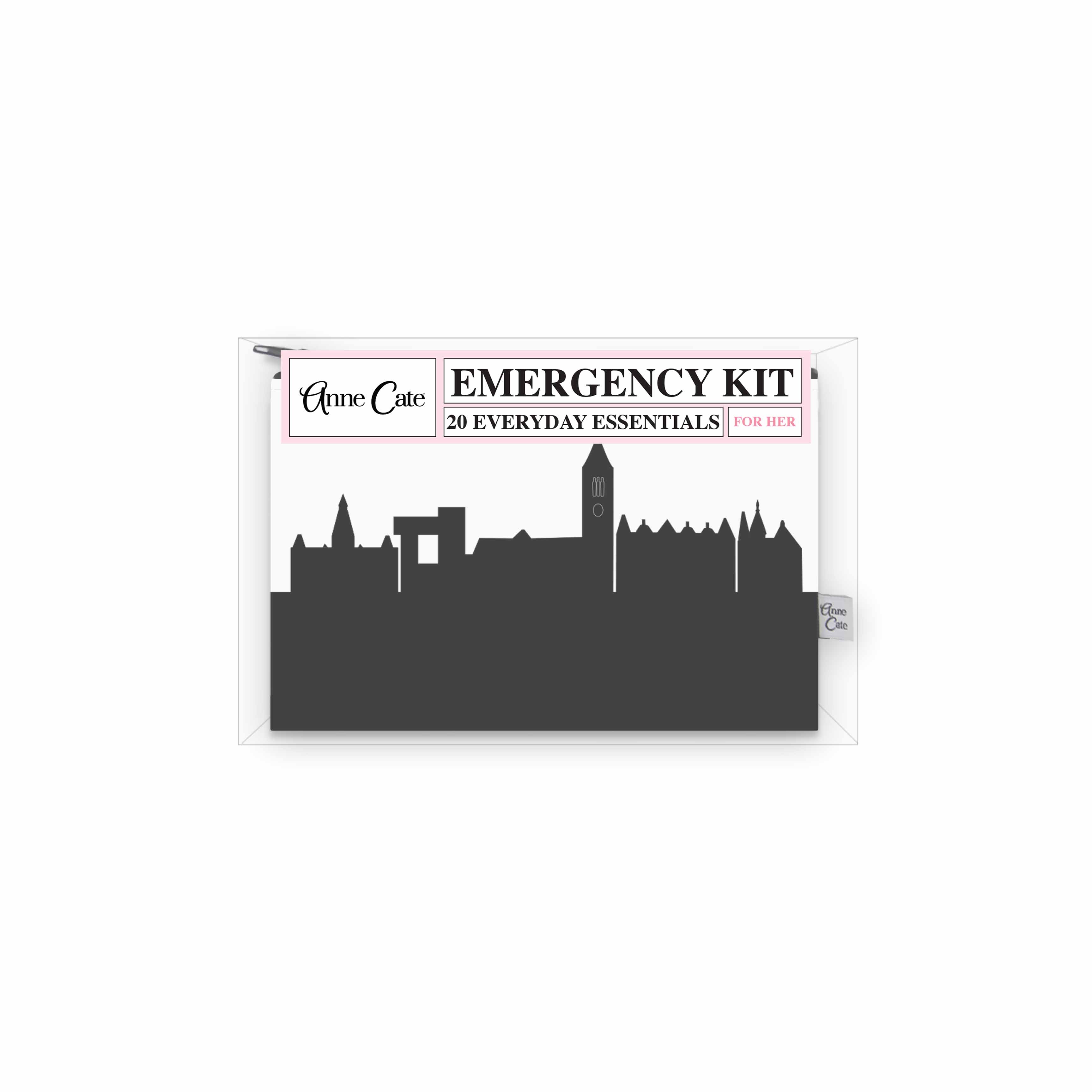 Anne Cate – wholesale Travel set – Skyline Mini Wallet Emergency Kit - For Her34