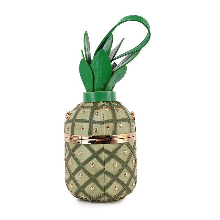 Handbag Express - Wholesale Shoulder Bag - Women's - Studded Pineapple Shoulder Bag
