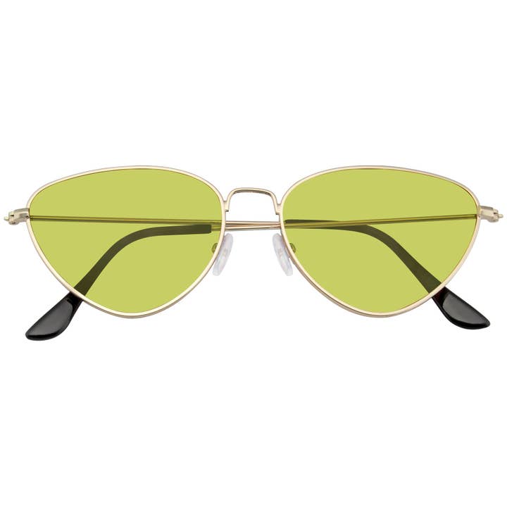 Emblem Eyewear - Wholesale Sunglasses - Women's - Sunglasses Retro Vintage Small Triangle Fashion Sun Glasses