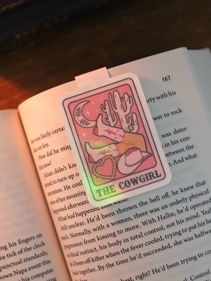 marcapálogos magnético The Cowgirl Book Lover para venta al por mayor de Rooted Grace Co