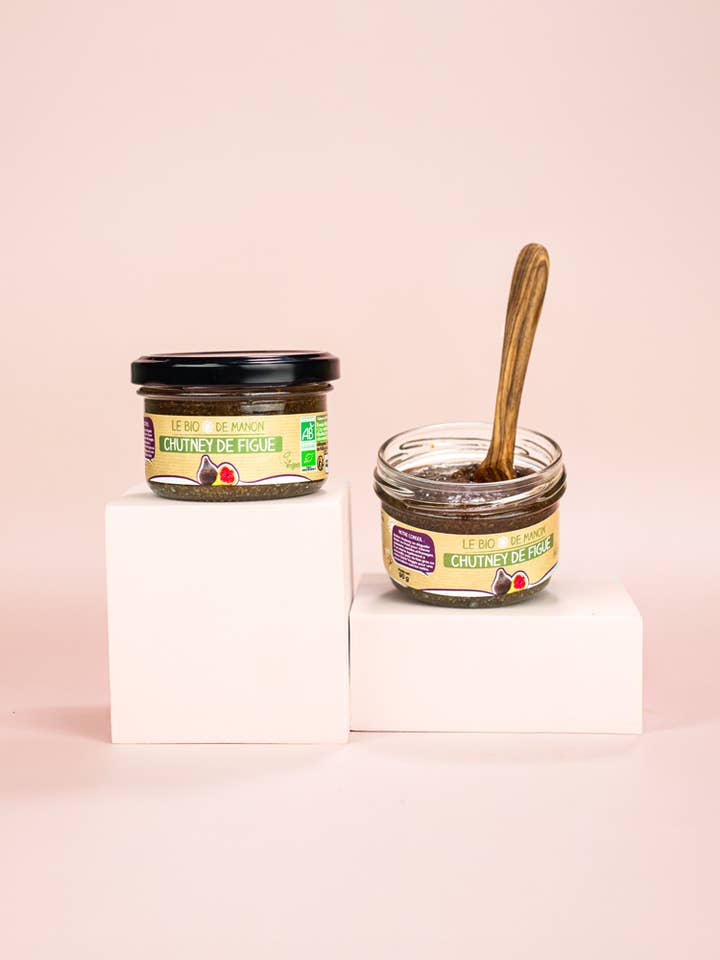 Chutney de higo 100 % orgánico para venta al por mayor de Le bio de Manon
