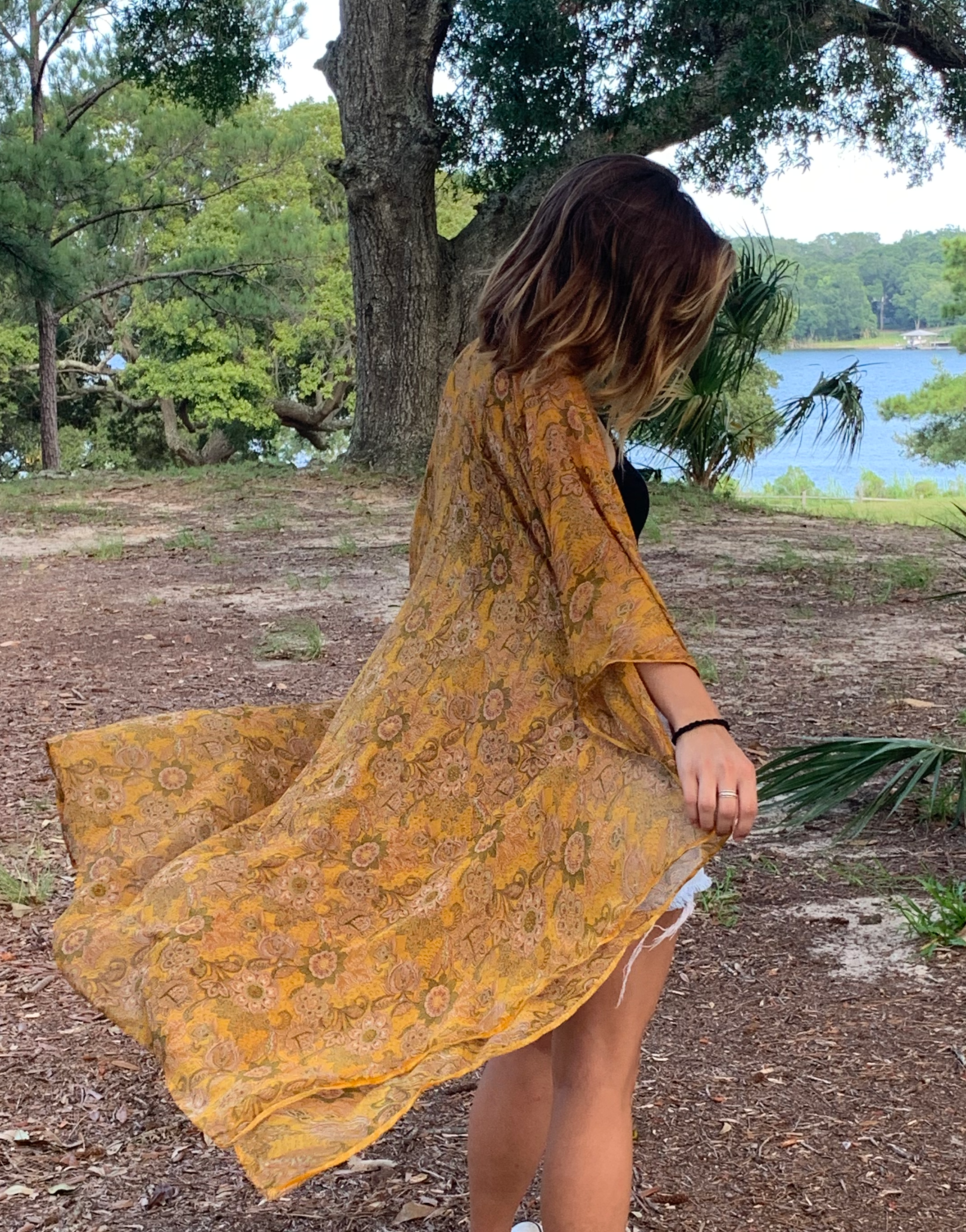 Sewing New Futures, Inc - Wholesale Kimono - Women's - Vintage Sari Kimono8