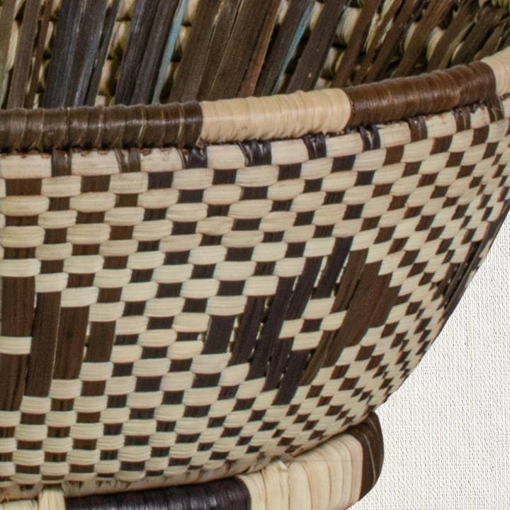 ArtisanalEmporiumLLC - Wholesale Fruit Basket - Brown Jupiter - Fruit & Vegetable Bowl Basket 7-inch 3