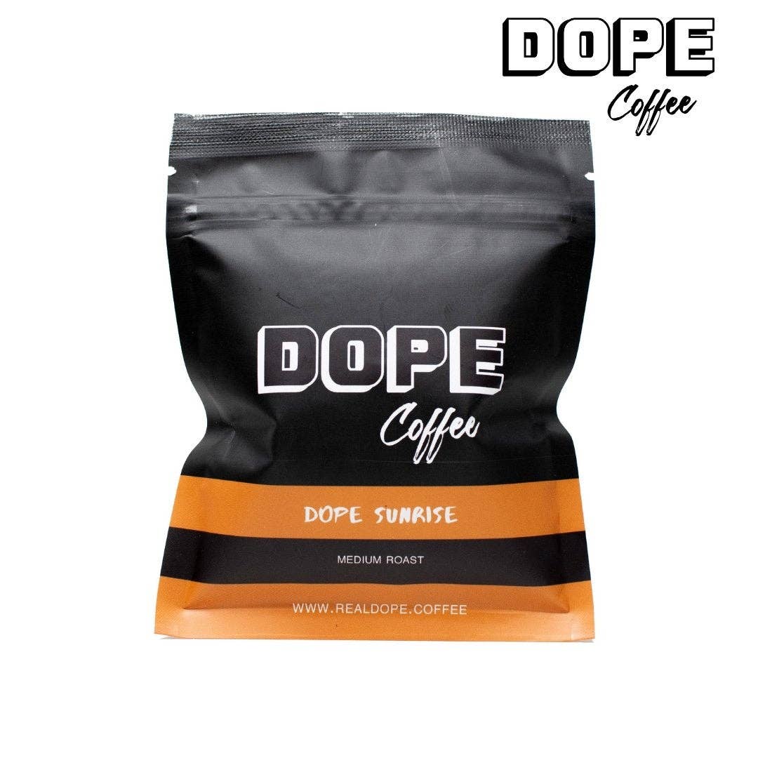 Dope Coffee - Wholesale Ground Coffee - 2oz Dope Sunrise Pack