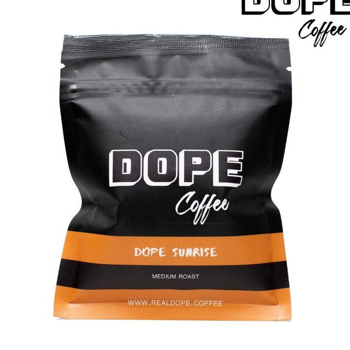 Dope Coffee - Wholesale Ground Coffee - 2oz Dope Sunrise Pack0
