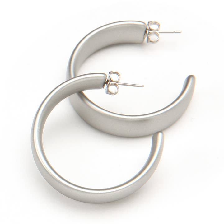 Camille Barile Earring Silver for wholesale by PONO by Joan Goodman
