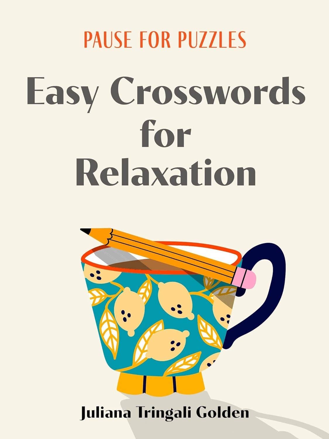 Hachette Book Group - Wholesale Coloring & Activity Book - Adult - Pause for Puzzles:Easy Crosswords by Juliana Tringali Golden0