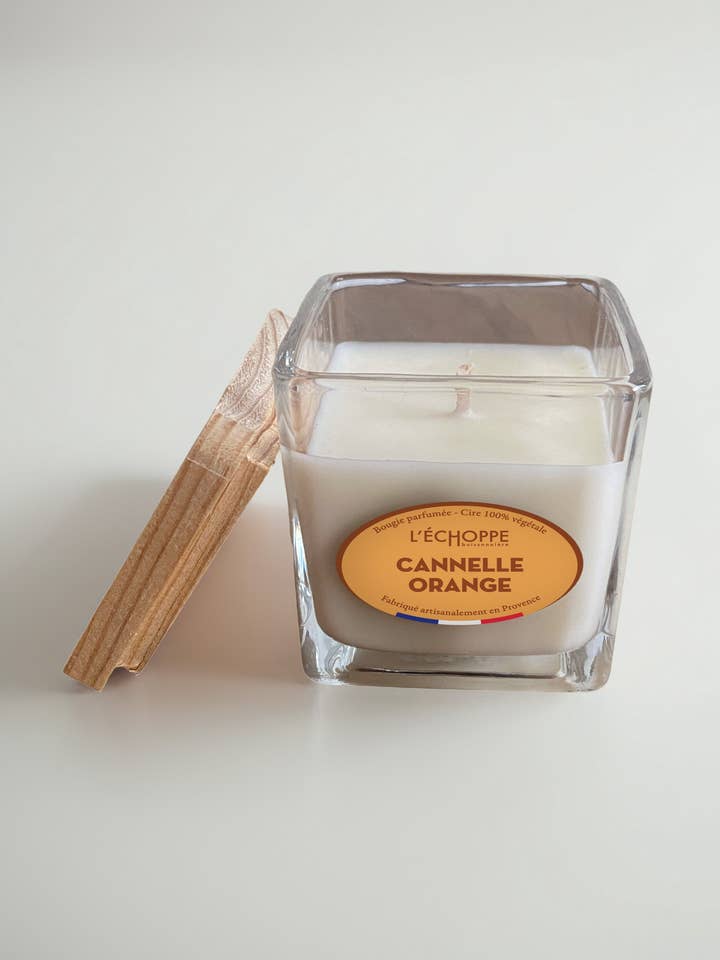 Cinnamon Orange - Scented Candle 85g for wholesale by L'Échoppe Buissonnière