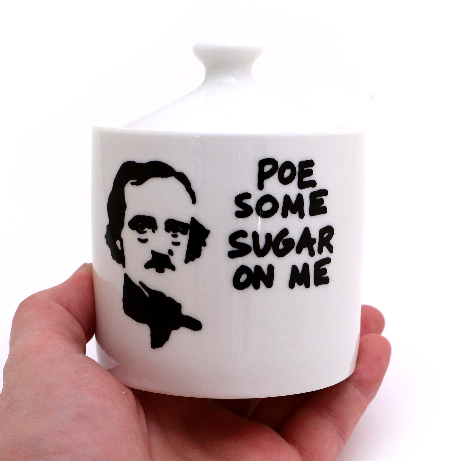 Lenny Mud - Wholesale Bowl - Edgar Allan Poe Sugar Bowl2