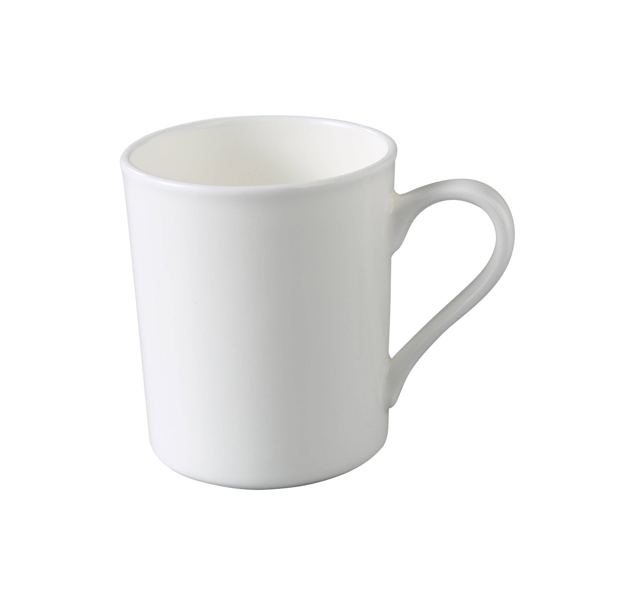EcoQuality - Wholesale Coffee mug - 3 1/8"x3 5/8" Mug, Versailles Porcelain Bone White 11oz