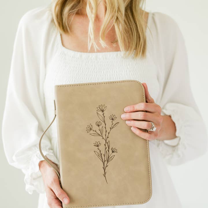 Ever, AJ - Wholesale Bible Cover - Bible Cover, Bible Case, Book Holder, Floral, Debossed1