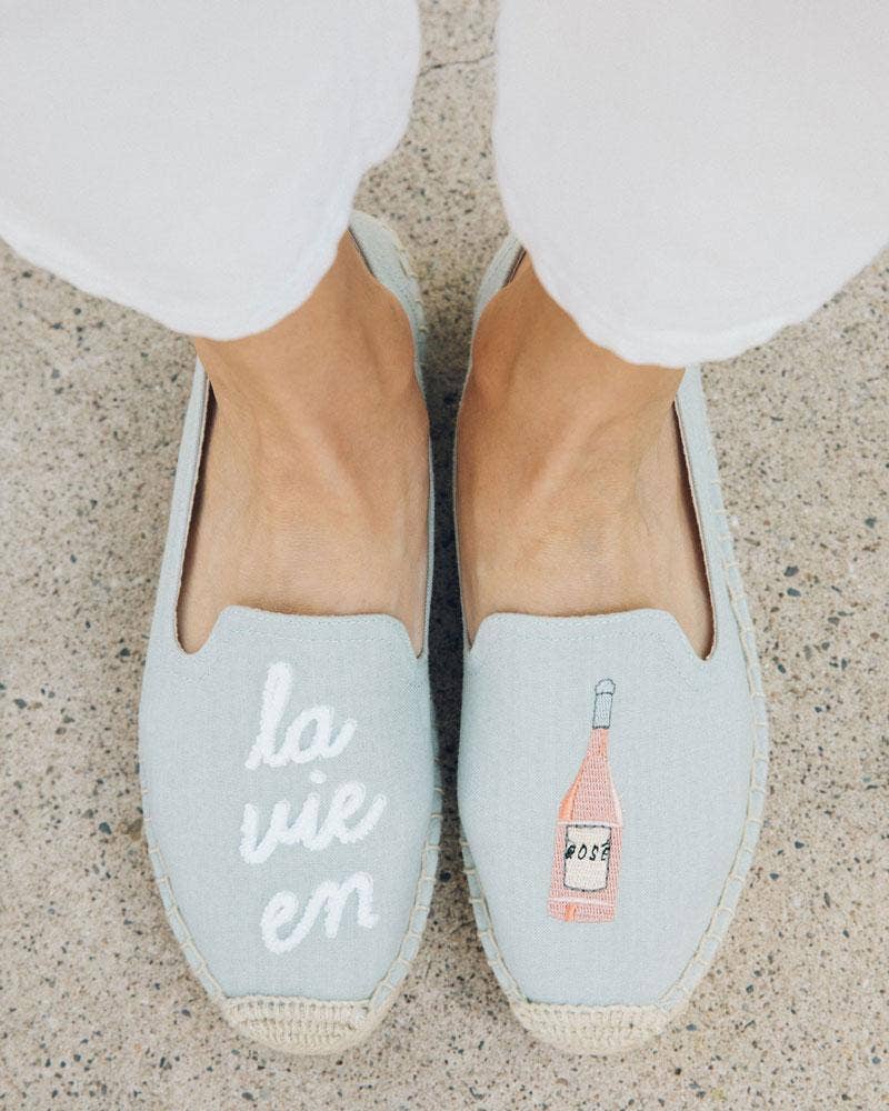 la vie en rose smoking slipper