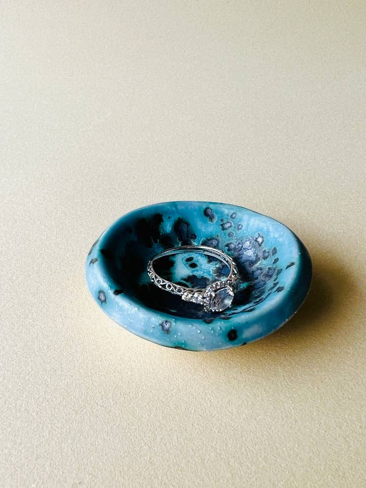 Moonscape Tiny Ring Dish for wholesale by MoonMoon Ceramics