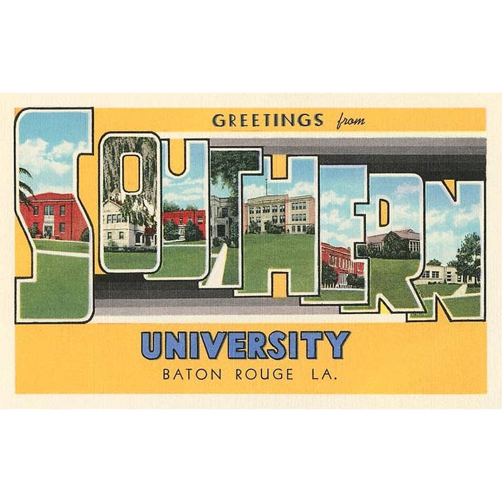Kunstdruck LU-289 Grüße von der Southern University, Baton R für den Großhandel von Found Image Press