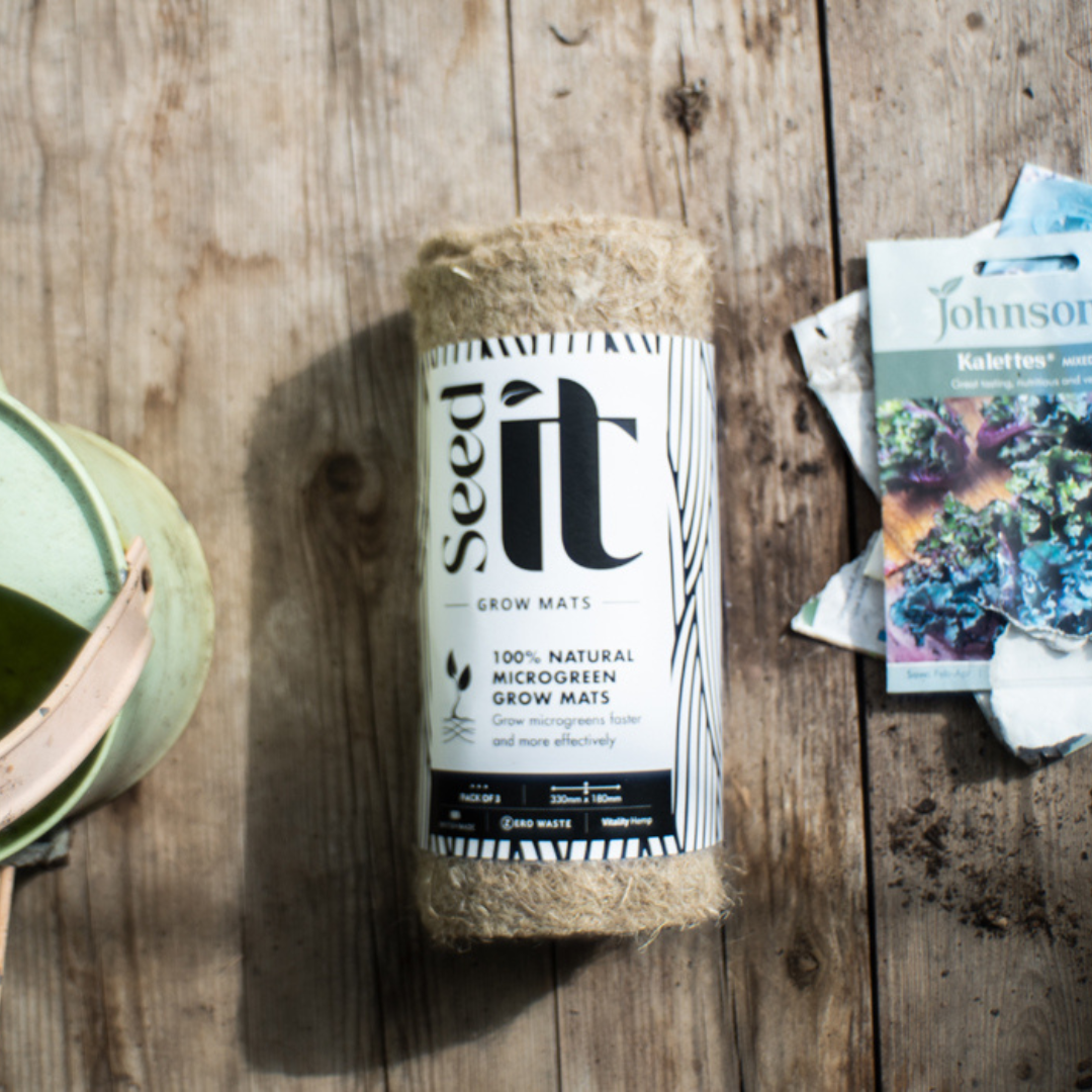 Vitality Hemp Limited - Wholesale Plant Seeds - Seed It Microgreen Grow Mats. Natural British growing medium5