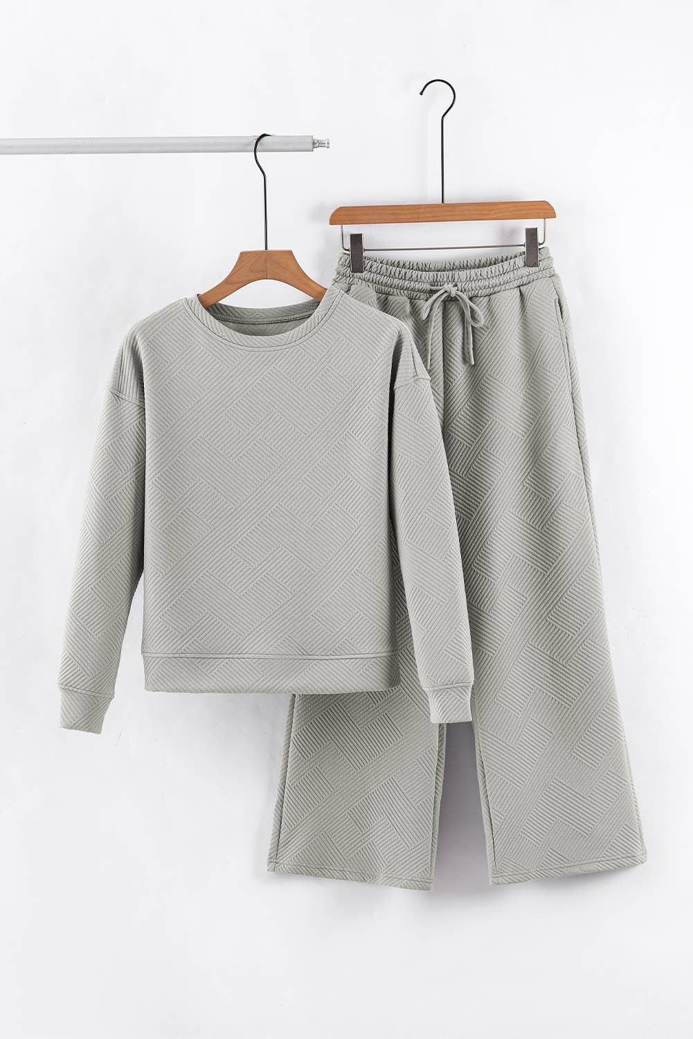 Aapparella - Vente Ensemble de vêtements d'intérieur – femme - Ensembles de pantalons de pyjama texturés et confortables multicolores | S-2XL6