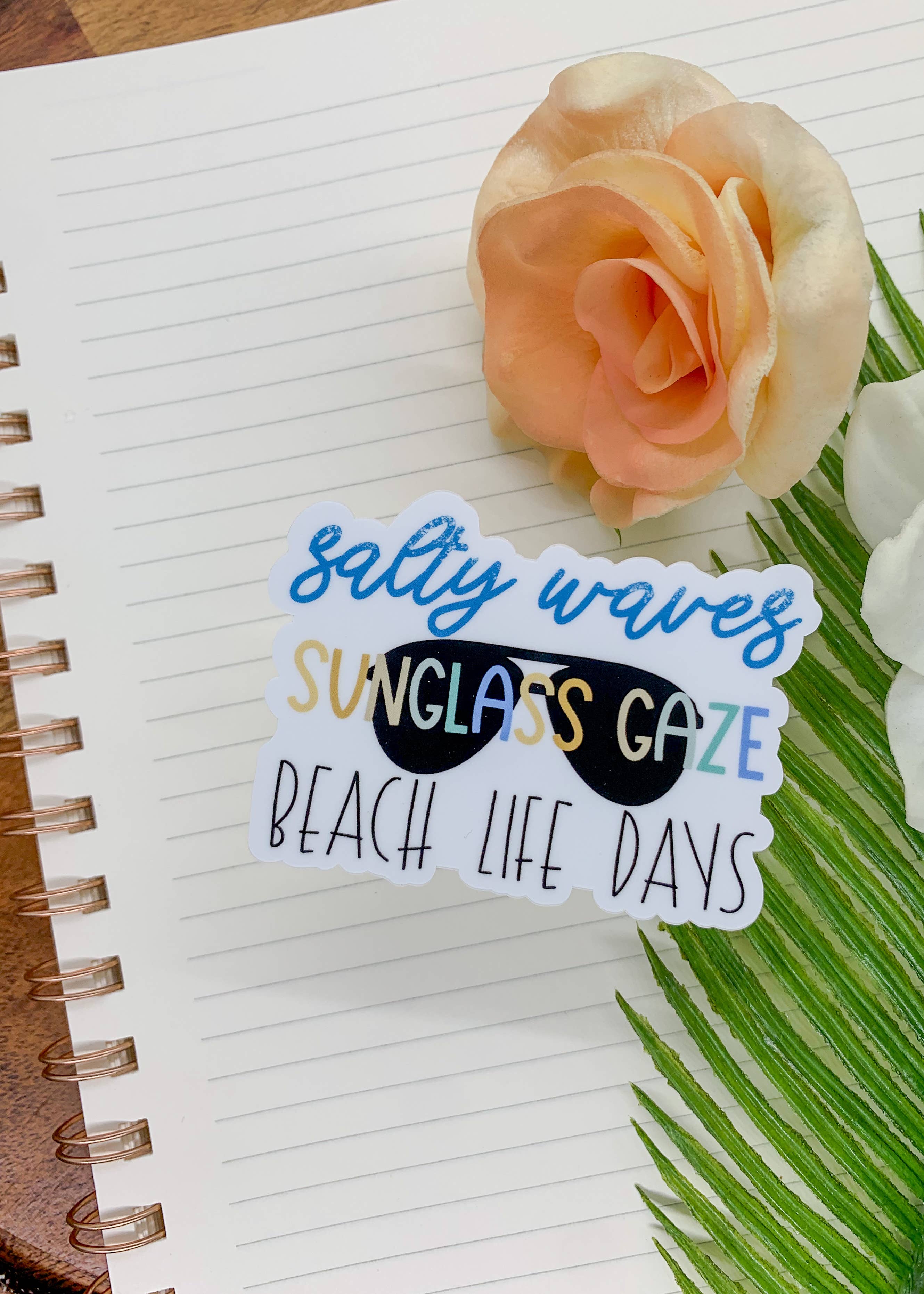 Savannah and James Co - Wholesale Sticker - Salty Waves, Vinyl , Sticker, 3x3 inch1