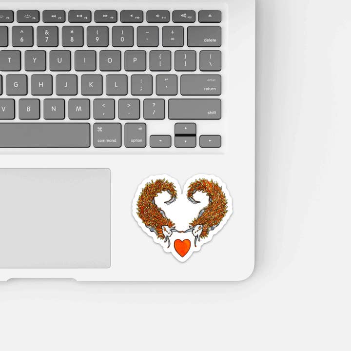 Autocollant vinyle découpé « Amour de nudibranche » pour la vente par PinkPolish Design