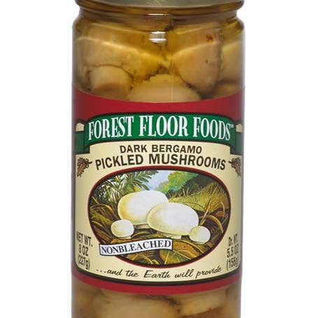 Forest Floor Foods - Wholesale Pickled Vegetables - Dark Bergamo Pickled Mushrooms