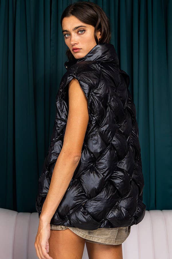 BUCKETLIST INC - Vente Veste sans manches – femme - Veste doudoune boutonnée IT204039