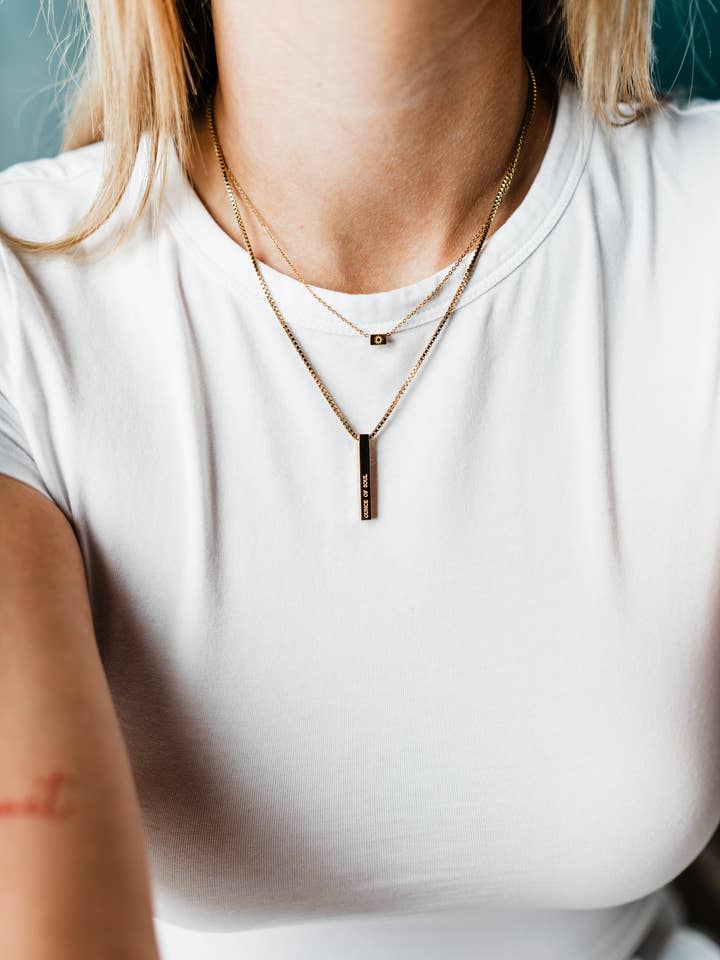 Double Chain Necklace for wholesale by Ounce of Soul