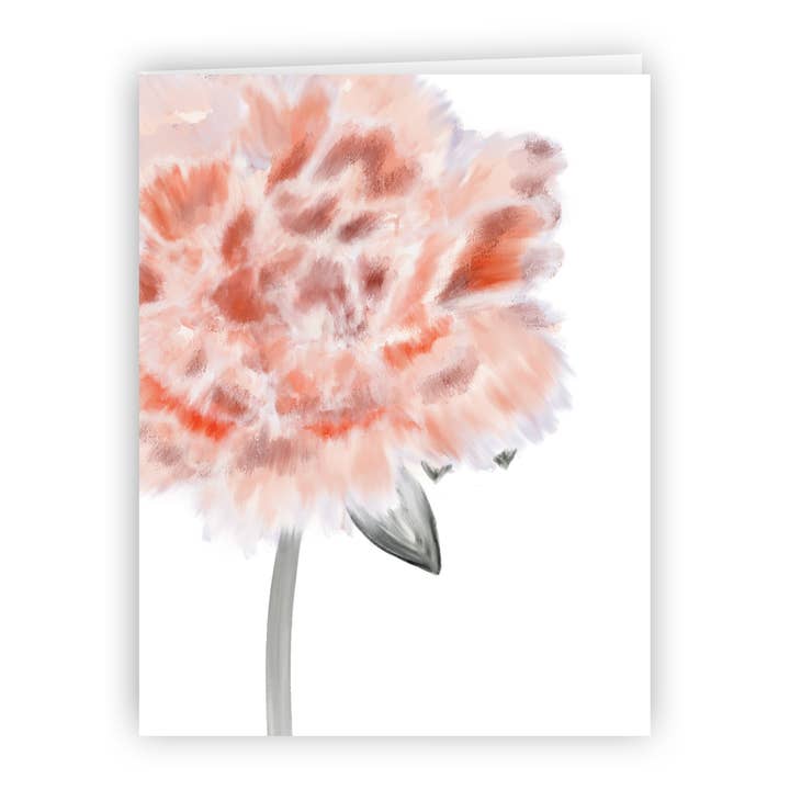 Cartão de Saudação “Still Peony” | 100% Reciclado por atacado de Bella Lou Boutique