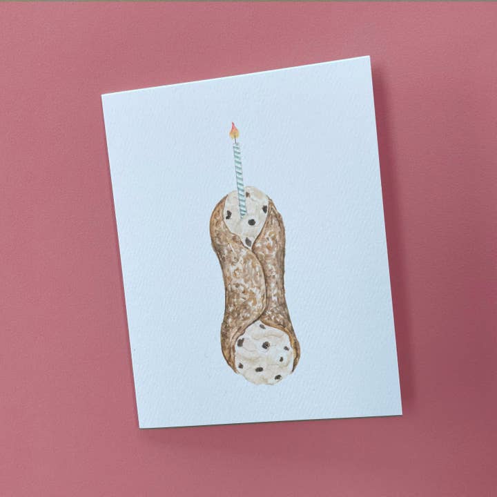 The Land of La - Wholesale Birthday Card - Cannoli