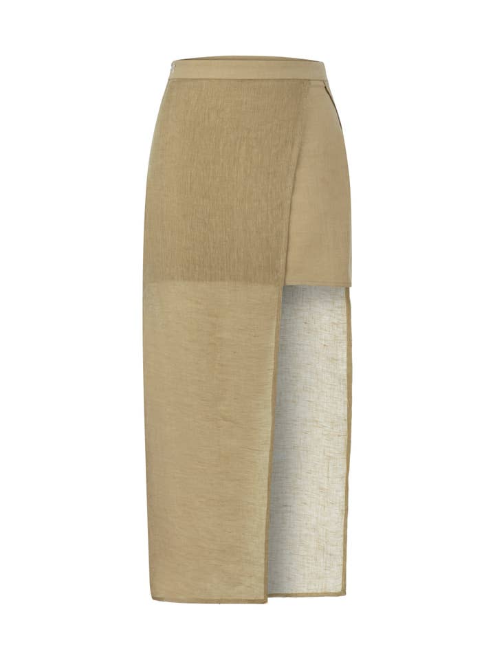 Sable Jupe en lin Reminiscence en vente sur Faire7