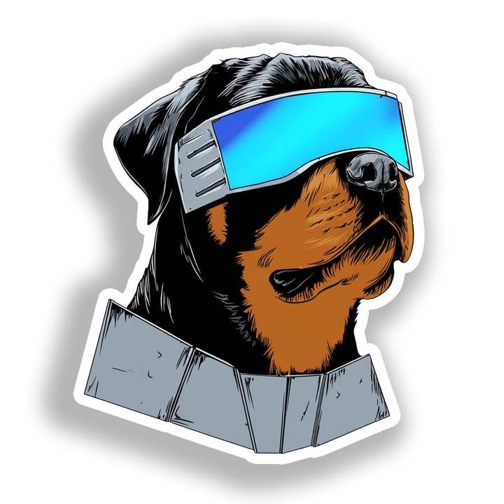 Rottweiler Dog Decal Sticker # A018033 for wholesale by Yoonek Graphics
