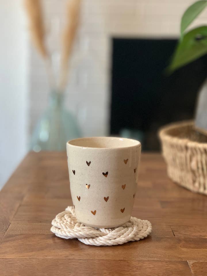 Macrame onderzetters - Set van 4 voor wholesale door Knotty Red Fox Macrame