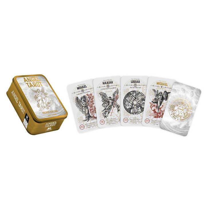 Simon & Schuster - Wholesale Tarot Cards - Angel Tarot Pocket Edition by Travis McHenry3