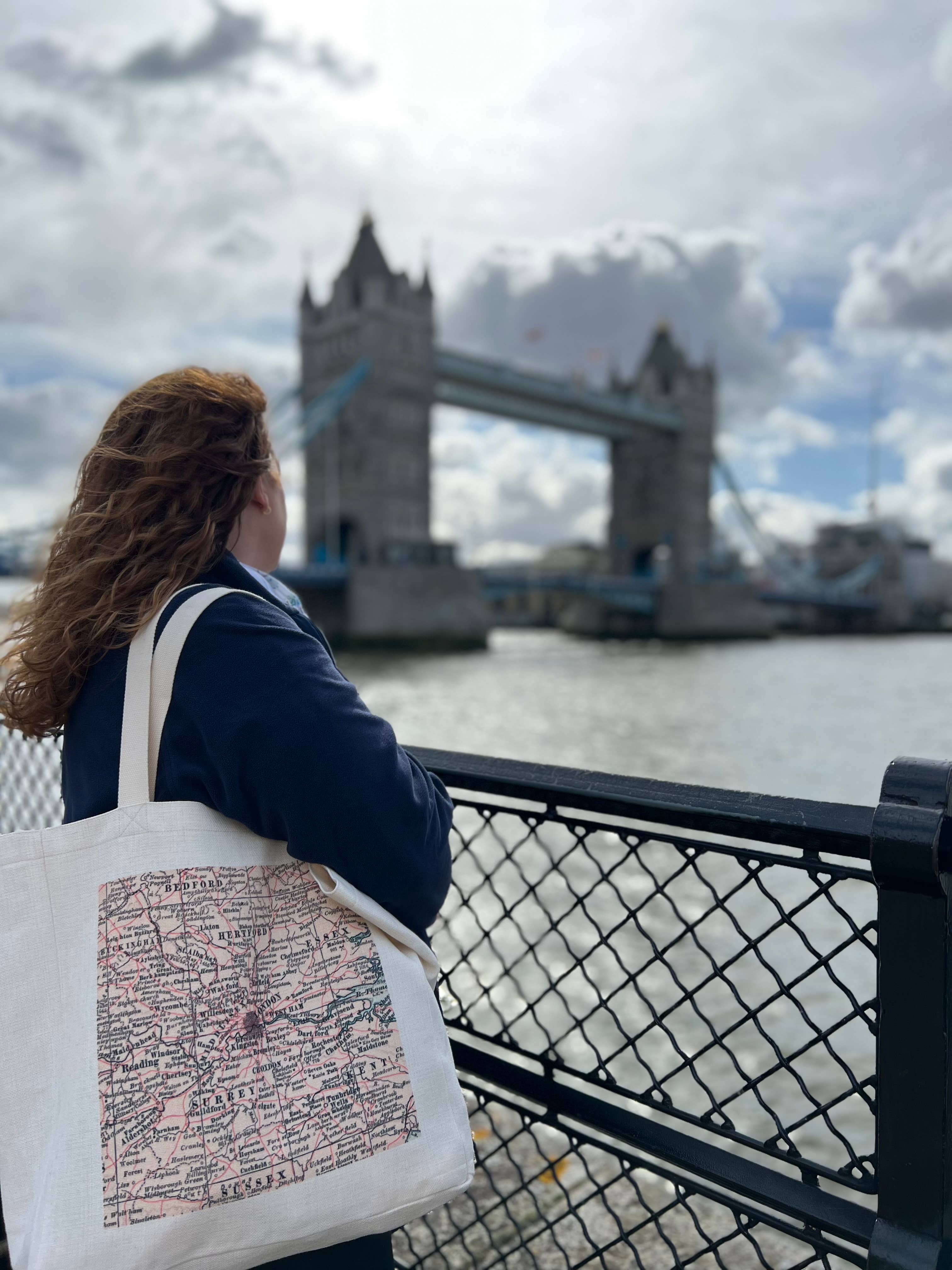 Daisy Mae Designs - Wholesale Tote Bag - Unisex - Cincinnati Ohio Large Reusable Canvas Tote Bag Shopping Bag3