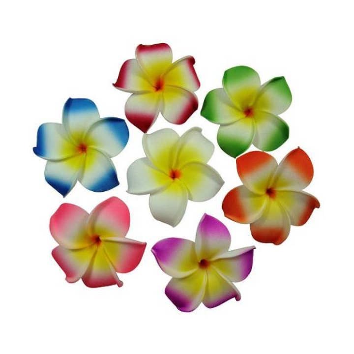 DK Hawaii - Wholesale Hair Clip - Women's - Small Plumeria Flower Hair Clips