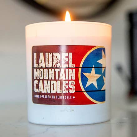 9 oz White Matte Jar for wholesale by Laurel Mountain Candles