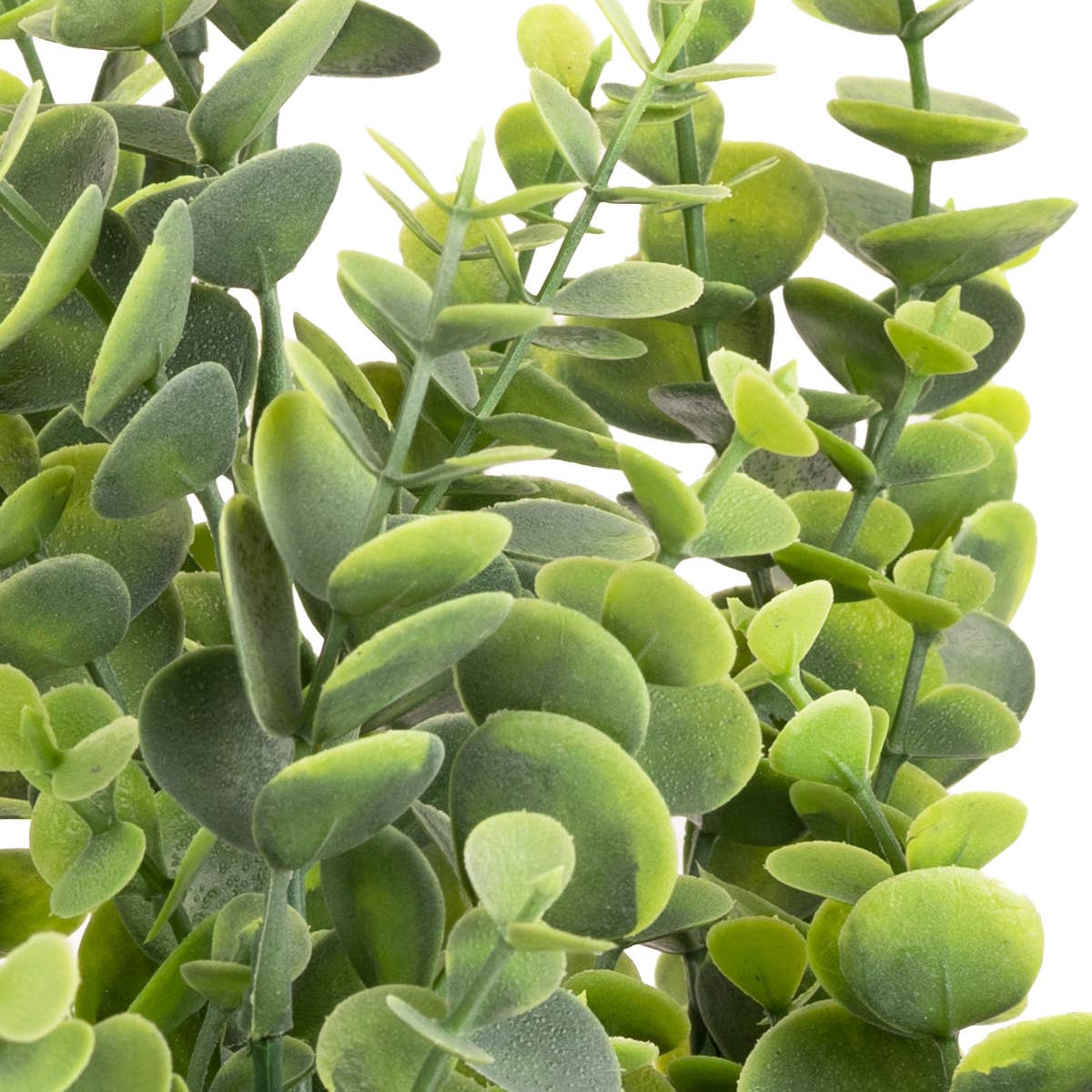 Eleganza Floral – wholesale Artificial flowers – Plastic Eucalyptus Bush Large x 9 Olive Green2