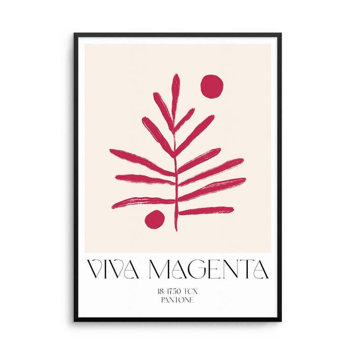 Impression Viva Magenta pour la vente par D'LUXE PRINTS