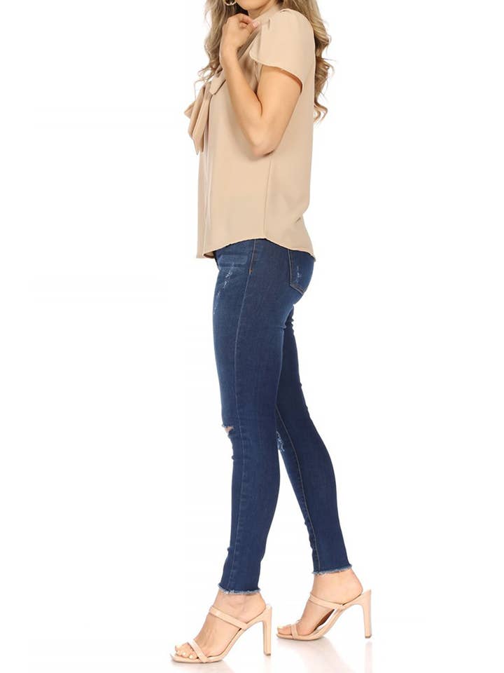 MOA COLLECTION – wholesale Blus - Dam – Dam Casual Enfärgad Blus Skjorta Överdel