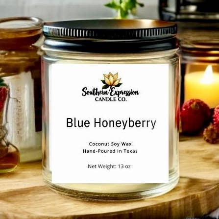 Blue Honeyberry for wholesale by Southern Expression Candle Co.