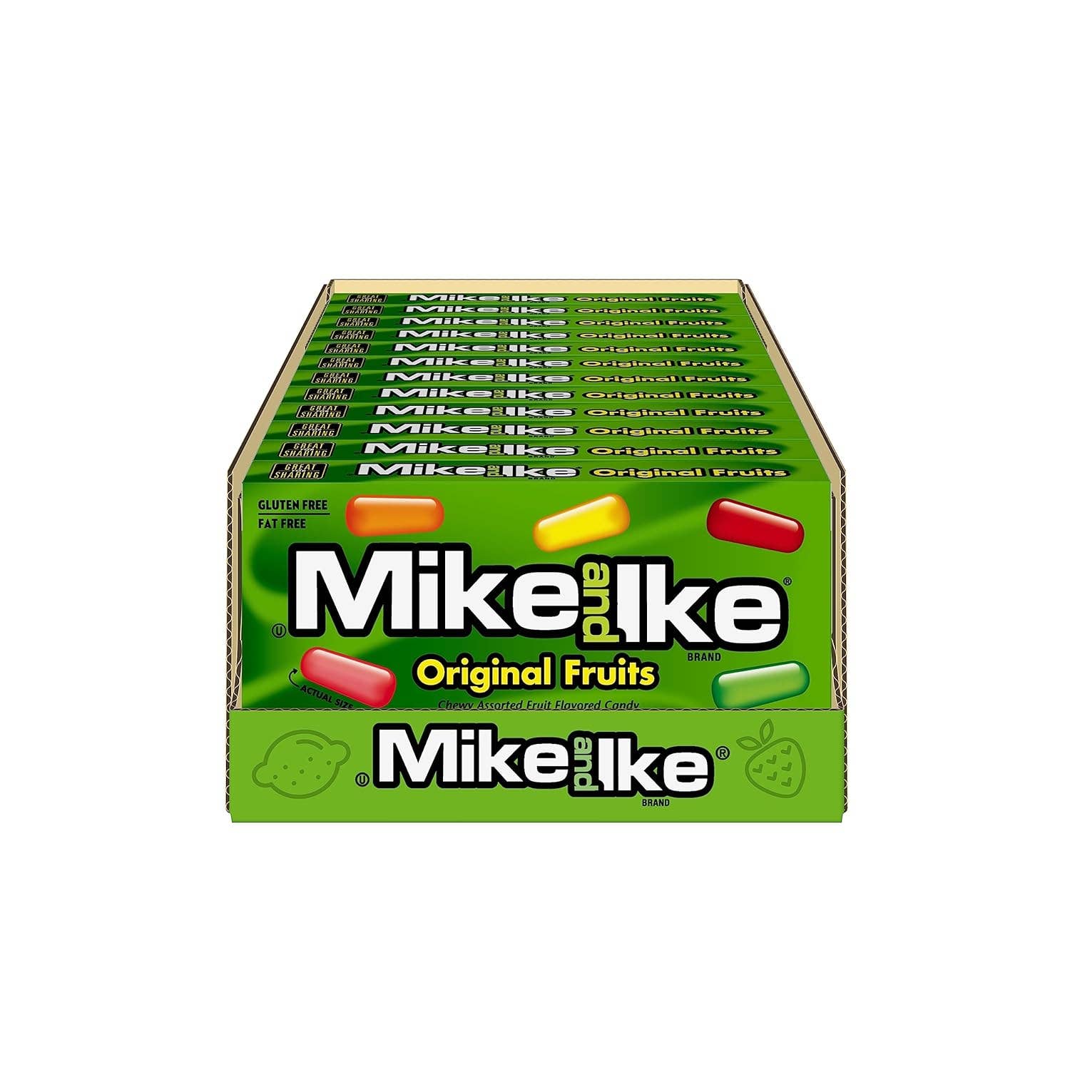 Sugar Bear Candy - Wholesale Hard Candy - Mike & Ike Original Theater Box 12 ct.