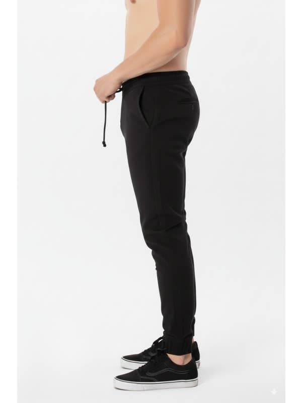 Zwart HEREN JOGGER TWILL BROEK voor groothandel op Faire1