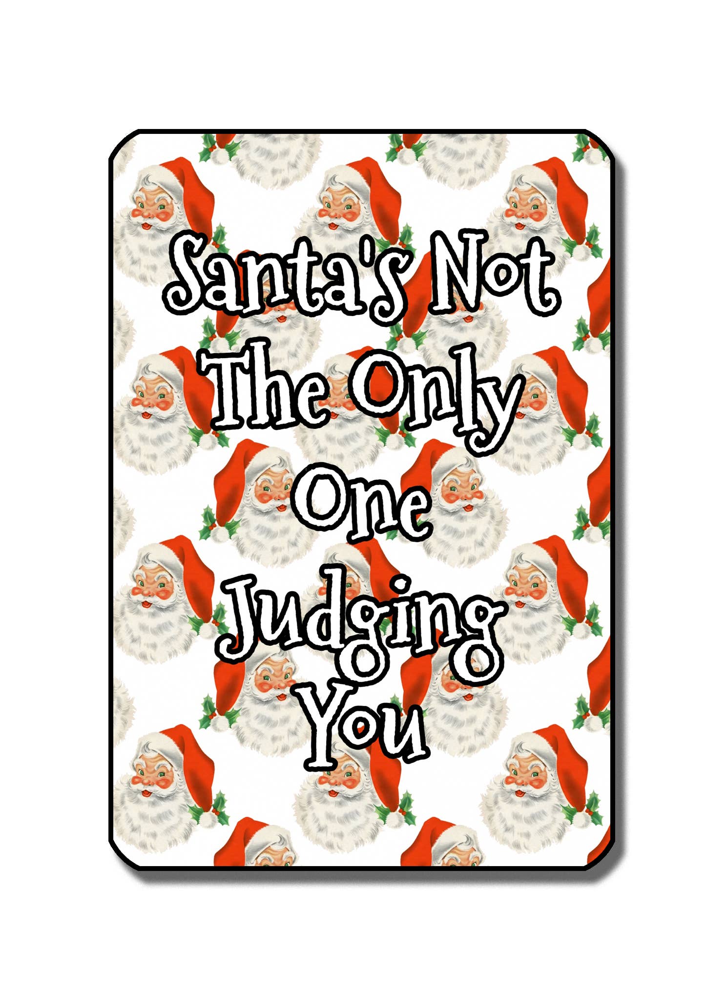 Buy Socks You All - Wholesale Tissue Paper - Santa's Not the Only One Judging You Pocket Tissues