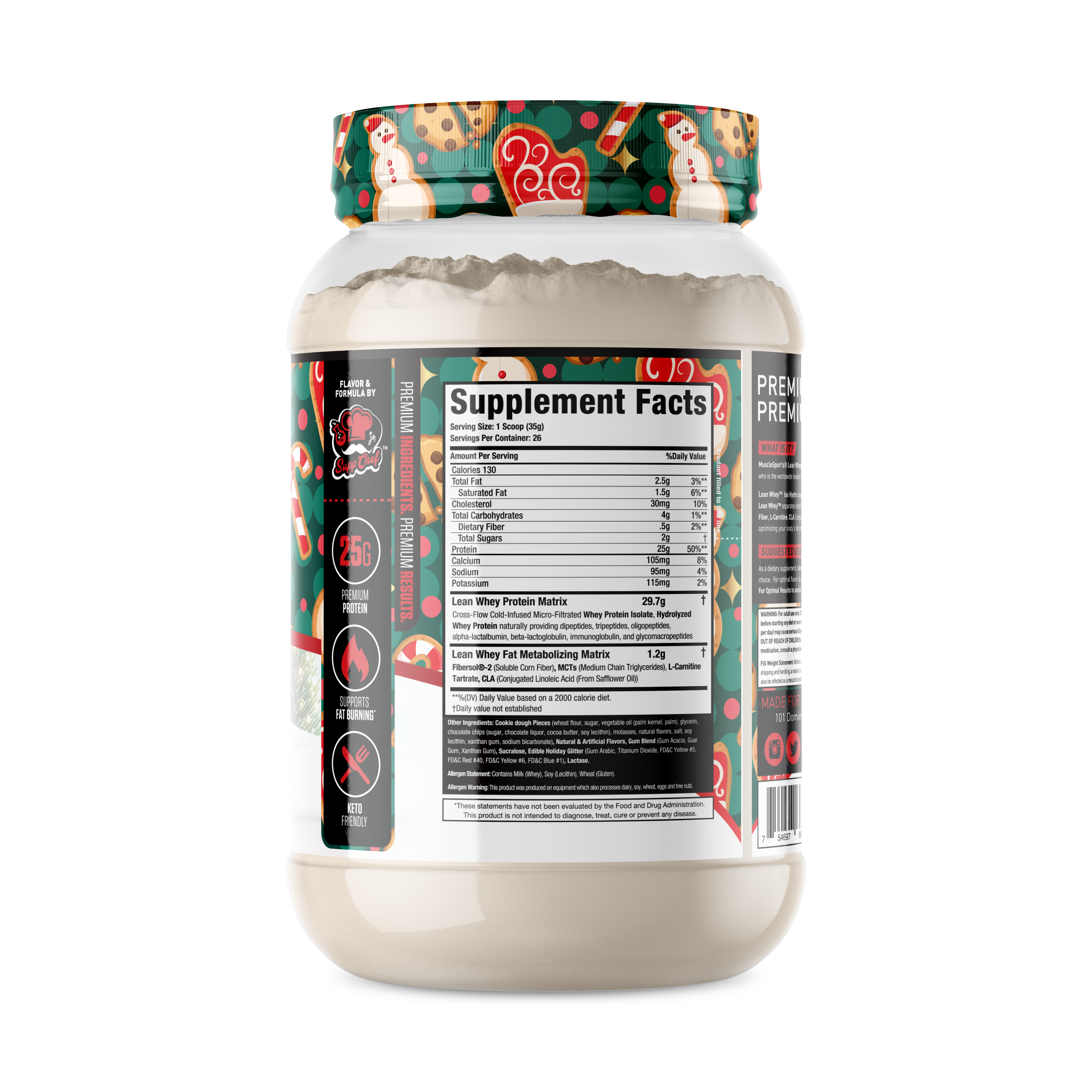 MuscleSport - Wholesale Protein/superfood powder - Lean Whey® Iso Hydro Gourmet Protein 2lb - Limited Edition63