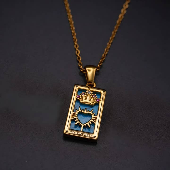 Wild & Free - Wholesale Pendant/charm necklace - El Collar del Tarot de la Emperatriz1