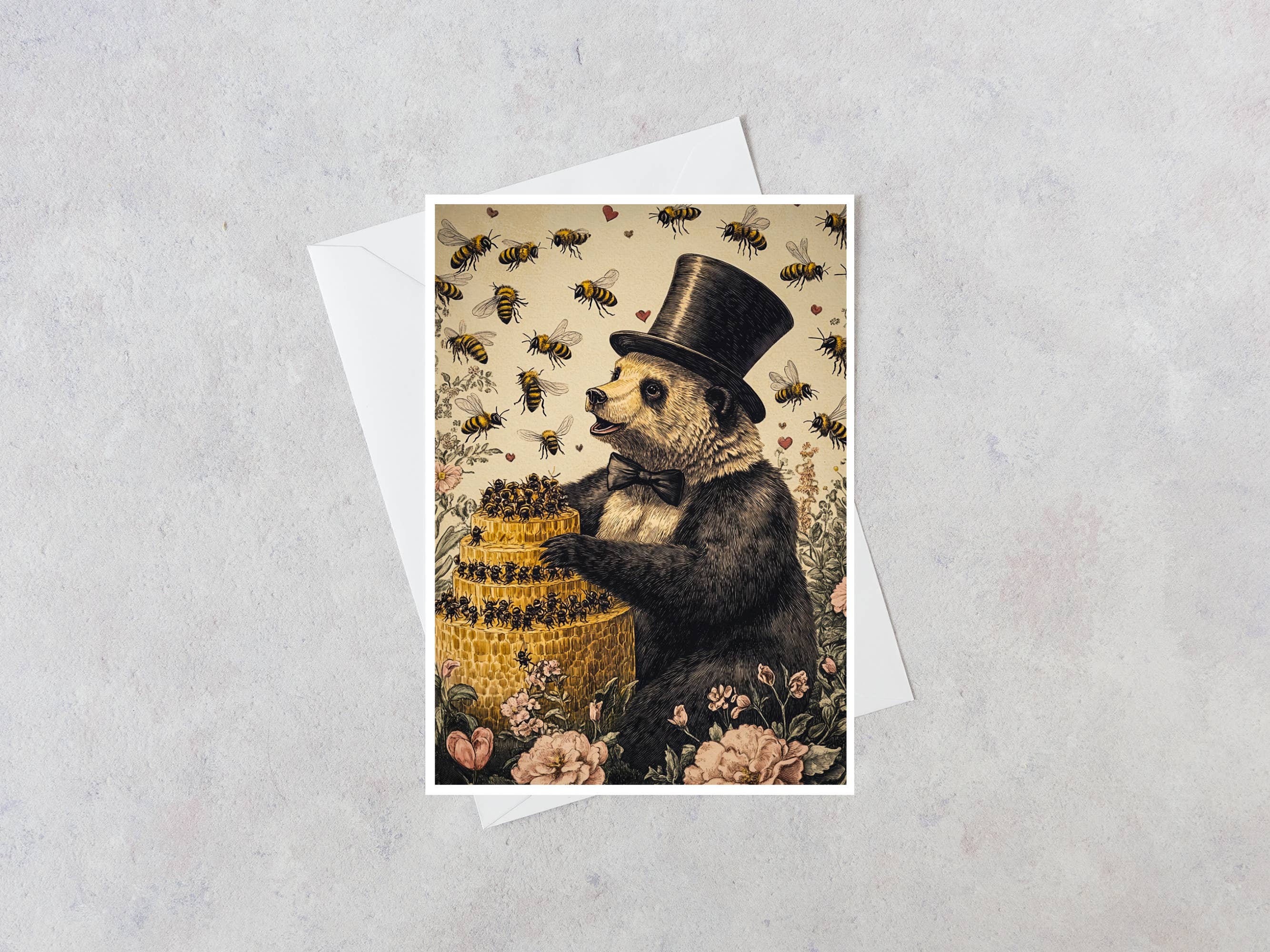 Salty Alyce - Wholesale Everyday greeting card - The Honey Collector Blank Greeting Card 223AS