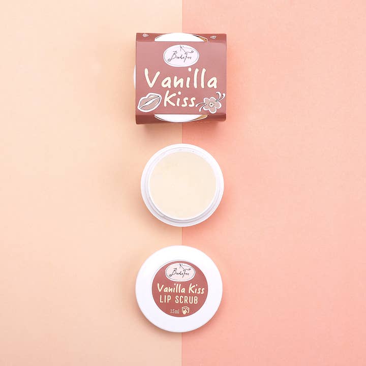 Lippenpeeling Vanilla Kiss, Lippenpflege gegen spröde Lippen für den Großhandel von BadeFee